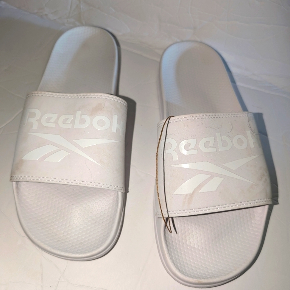 Reebok White Fulgere Slide